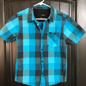 Boys button down Hurley shirt.